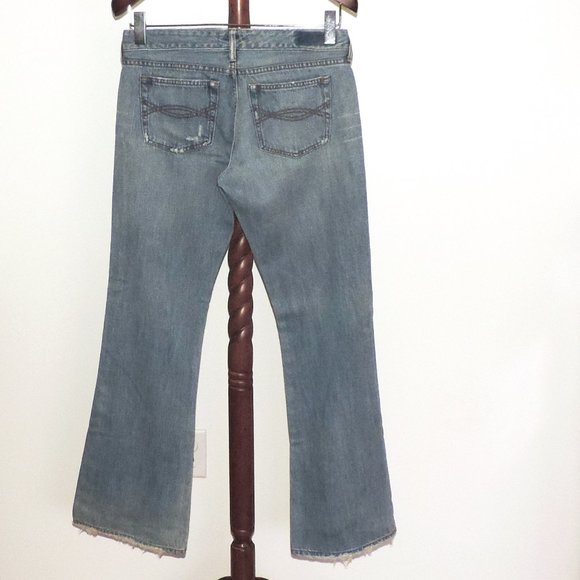 Abercrombie & Fitch distressed bootcut denim jeans - Picture 8 of 8